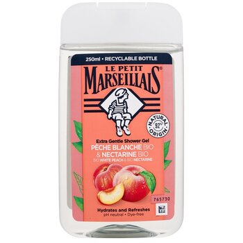 Extra Gentle Shower Gél Organic White Peach & Organic Nectarine - Hydratačný a osviežujúci sprchový gél

